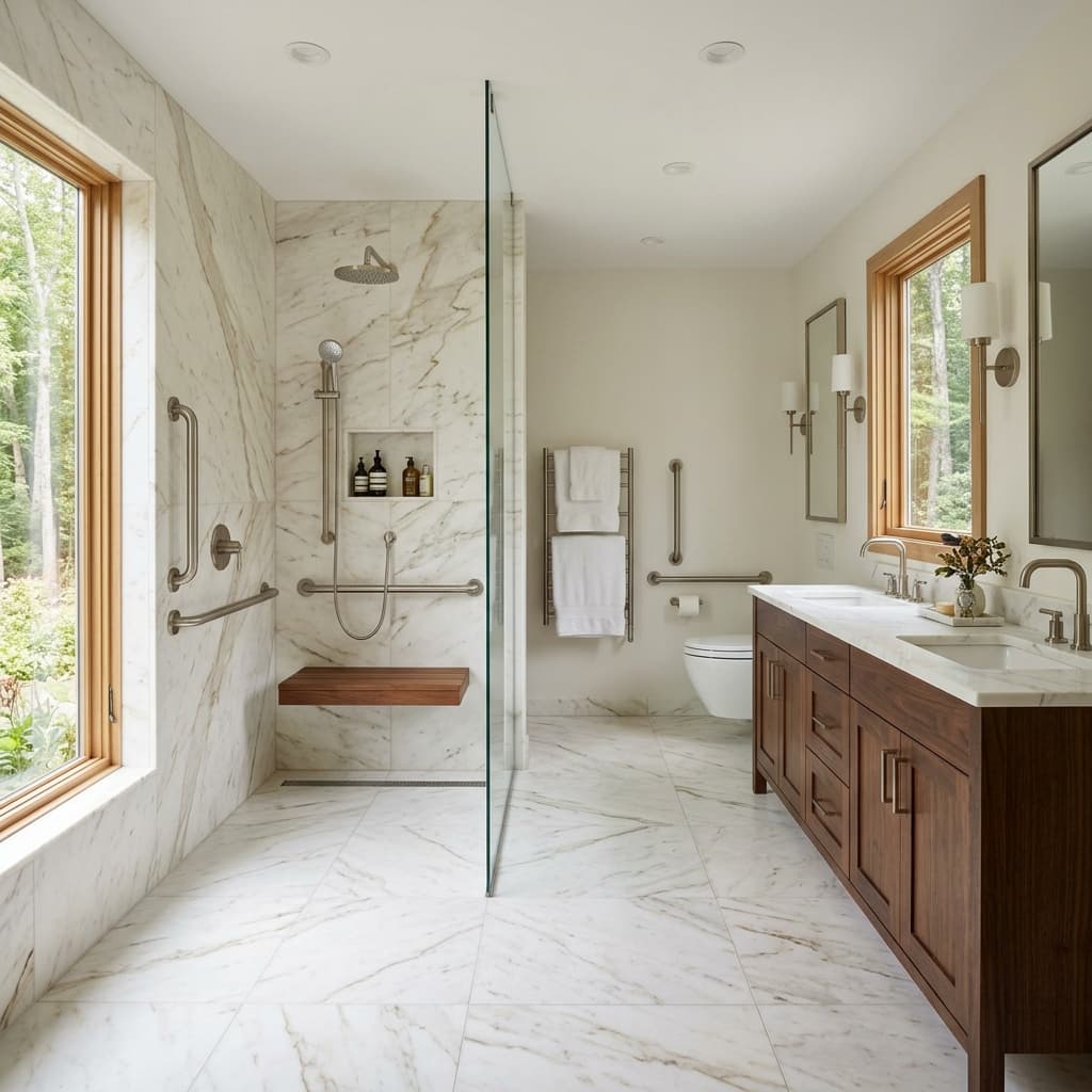 Accessible Connecticut home entry and easier daily-use remodel