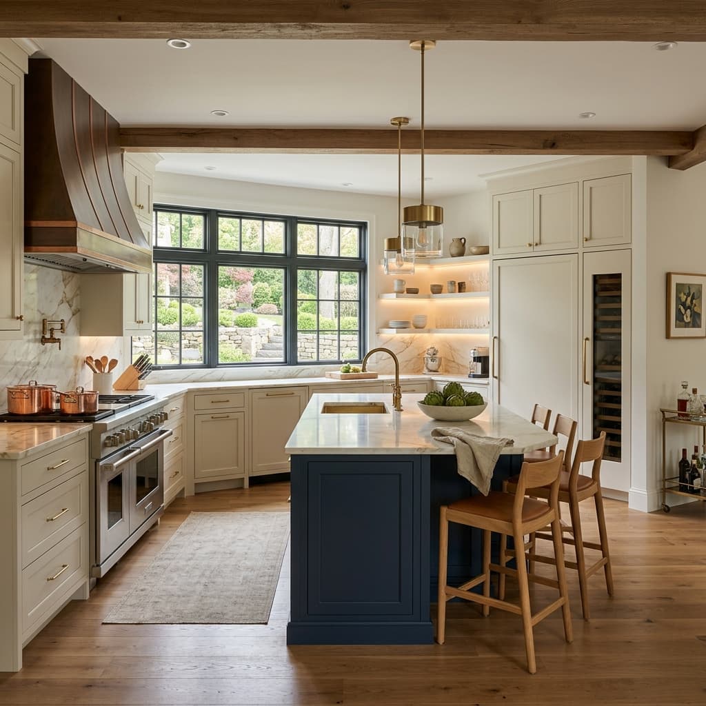 Modern kitchen and accessible bathroom remodeling plan