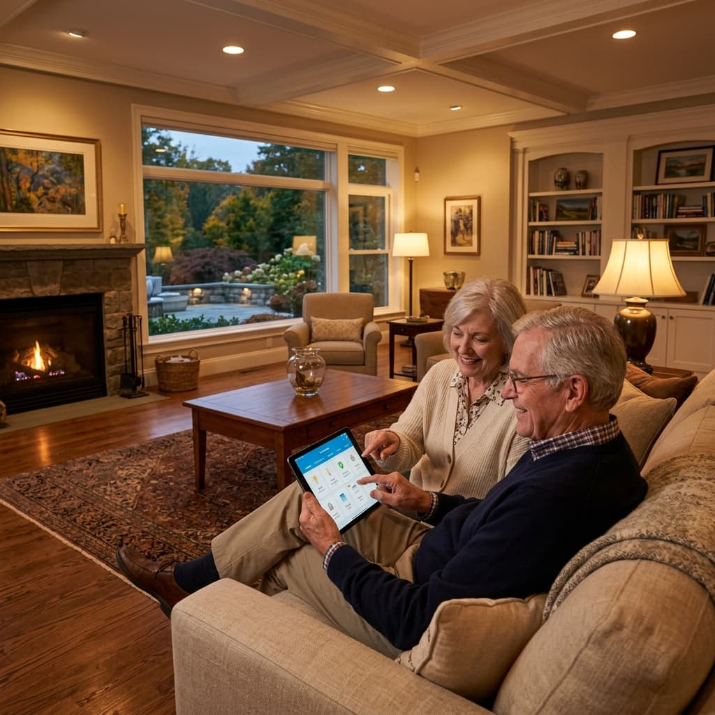 Smart home lighting automation for easier daily living